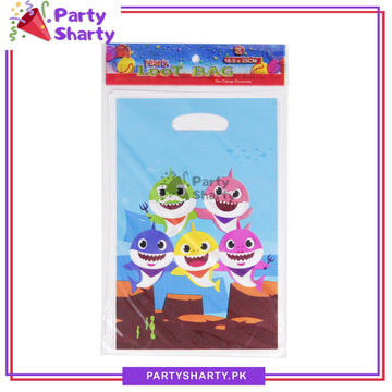 Baby Shark Goody Bag Pack Of 10 Baby Shark Theme Favor Bags
